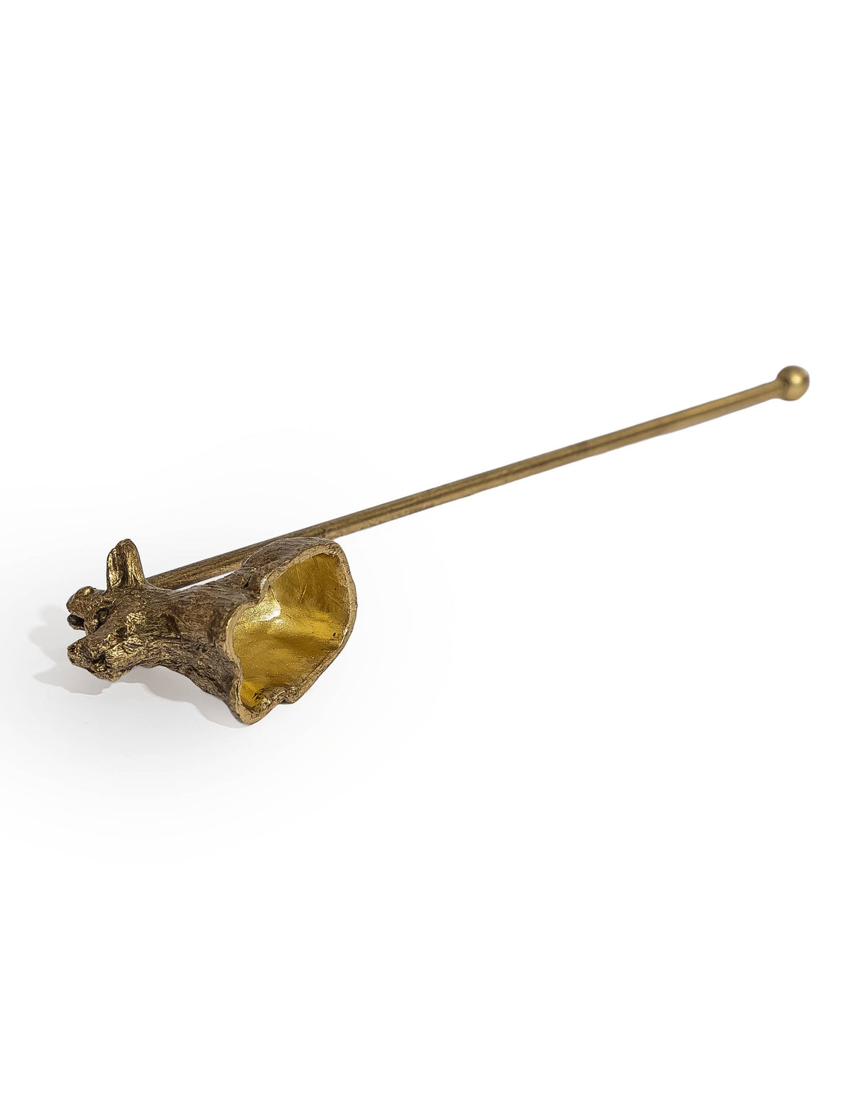 Antique Gold Scottish Terrier Candle Snuffer