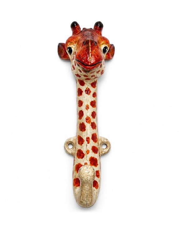 Cast Iron Giraffe Coat Hook