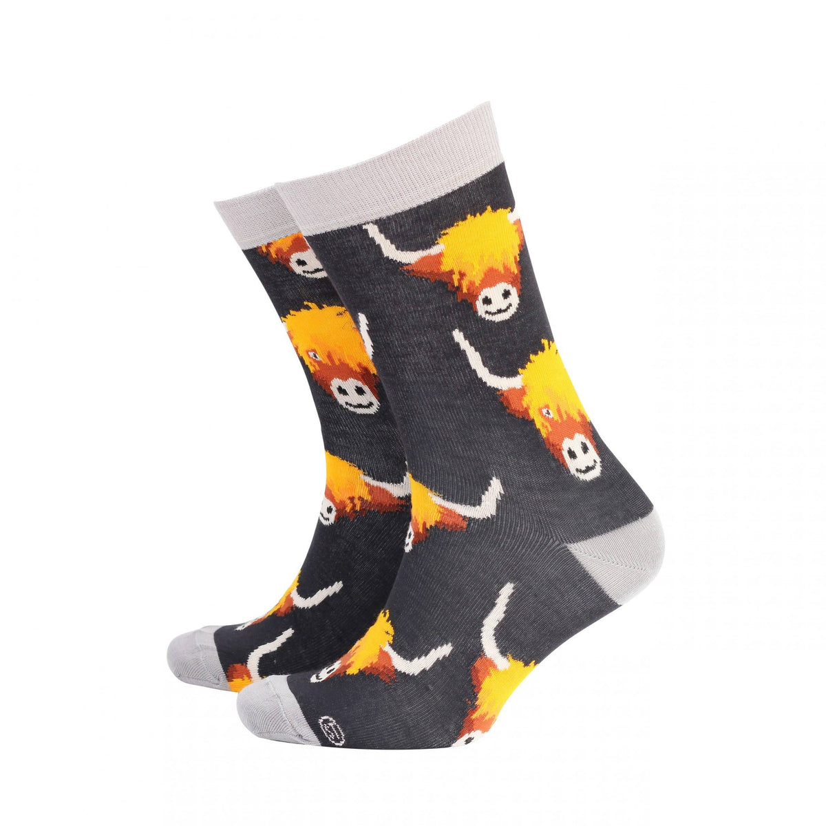 Highland Cow Socks - Men's Bamboo Socks