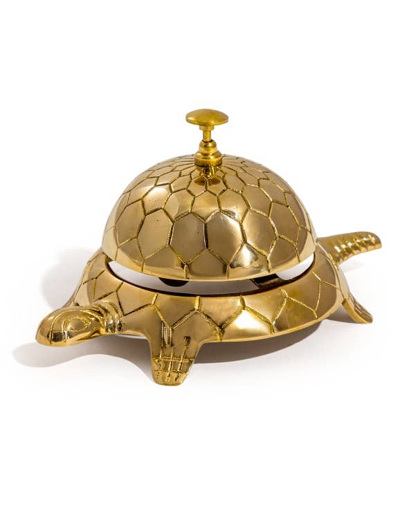 Brass Tortoise Table Bell