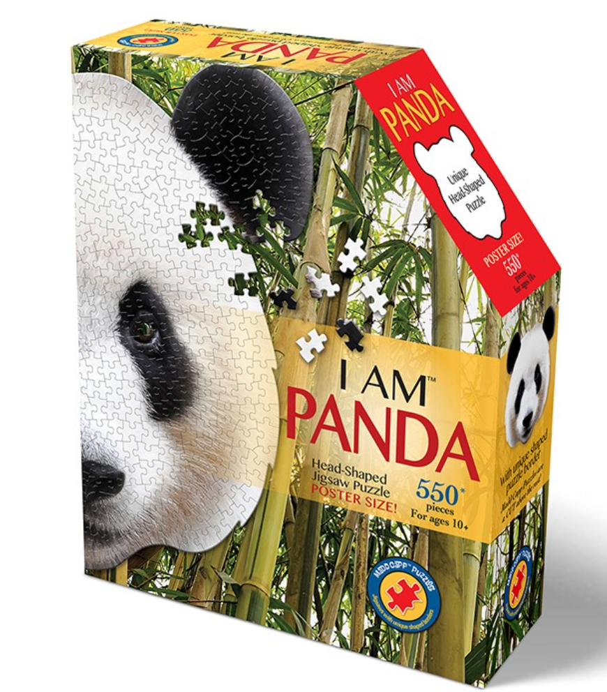 Panda Shaped 550 Piece Jigsaw Puzzle