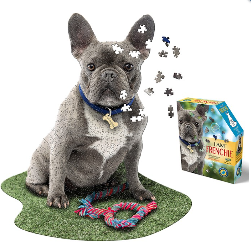 Frenchie Shaped 550 Piece Jigsaw Puzzle