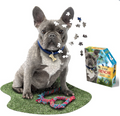 Frenchie Shaped 550 Piece Jigsaw Puzzle