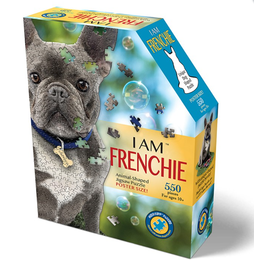 Frenchie Shaped 550 Piece Jigsaw Puzzle