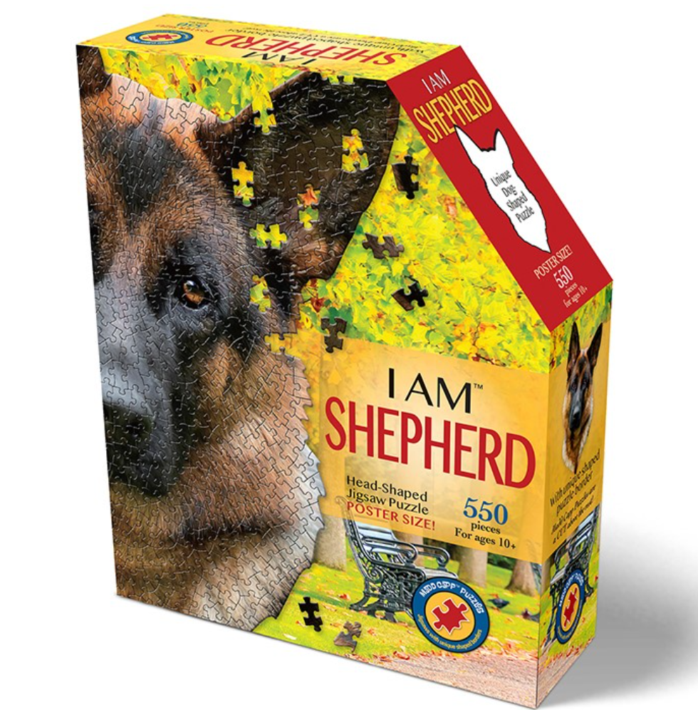 German Shepherd Shaped 550 Piece Jigsaw Puzzle