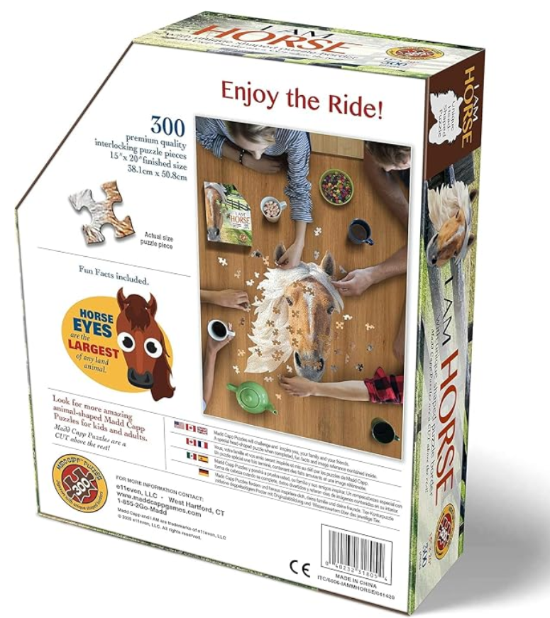 Horse Shaped 300 Piece Jigsaw Puzzle