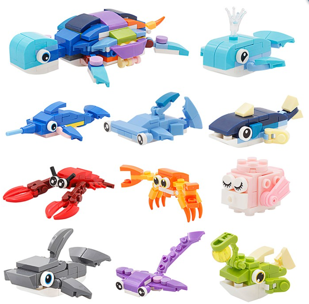 Mystery Mini Bricks - Ocean Animals
