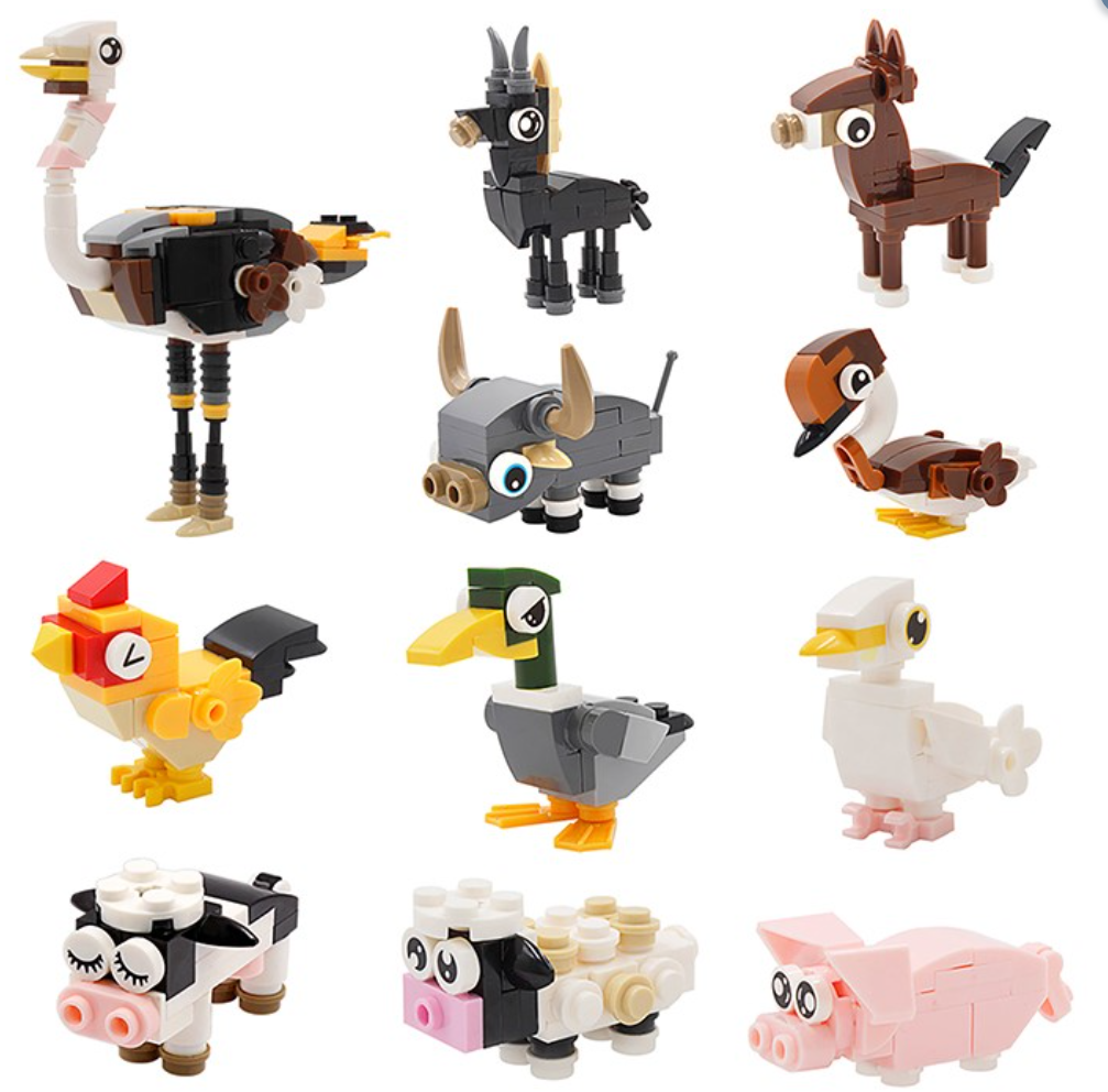 Mystery Mini Bricks - Farm Animals