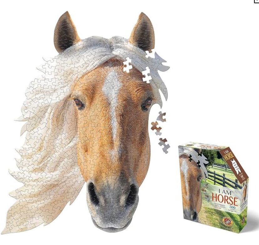 Horse Shaped 300 Piece Jigsaw Puzzle