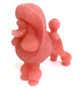 Pink Poodle Candle