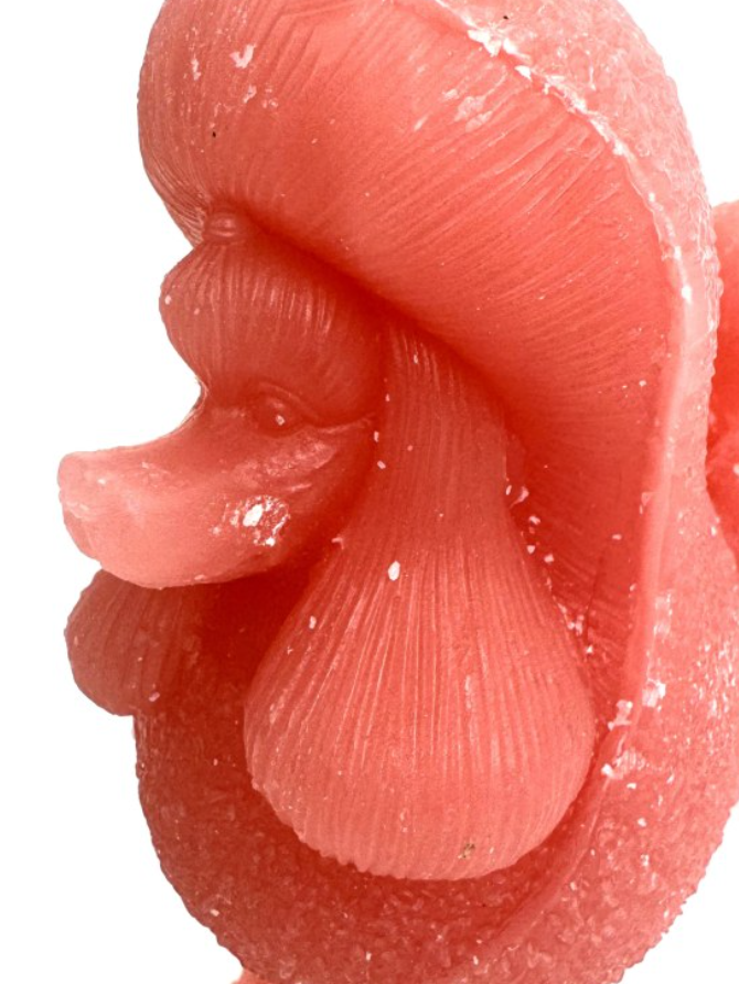 Pink Poodle Candle