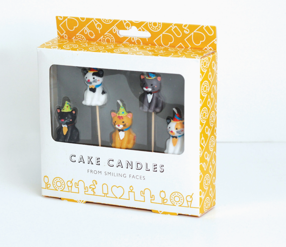 Cats in Party Hats Candles