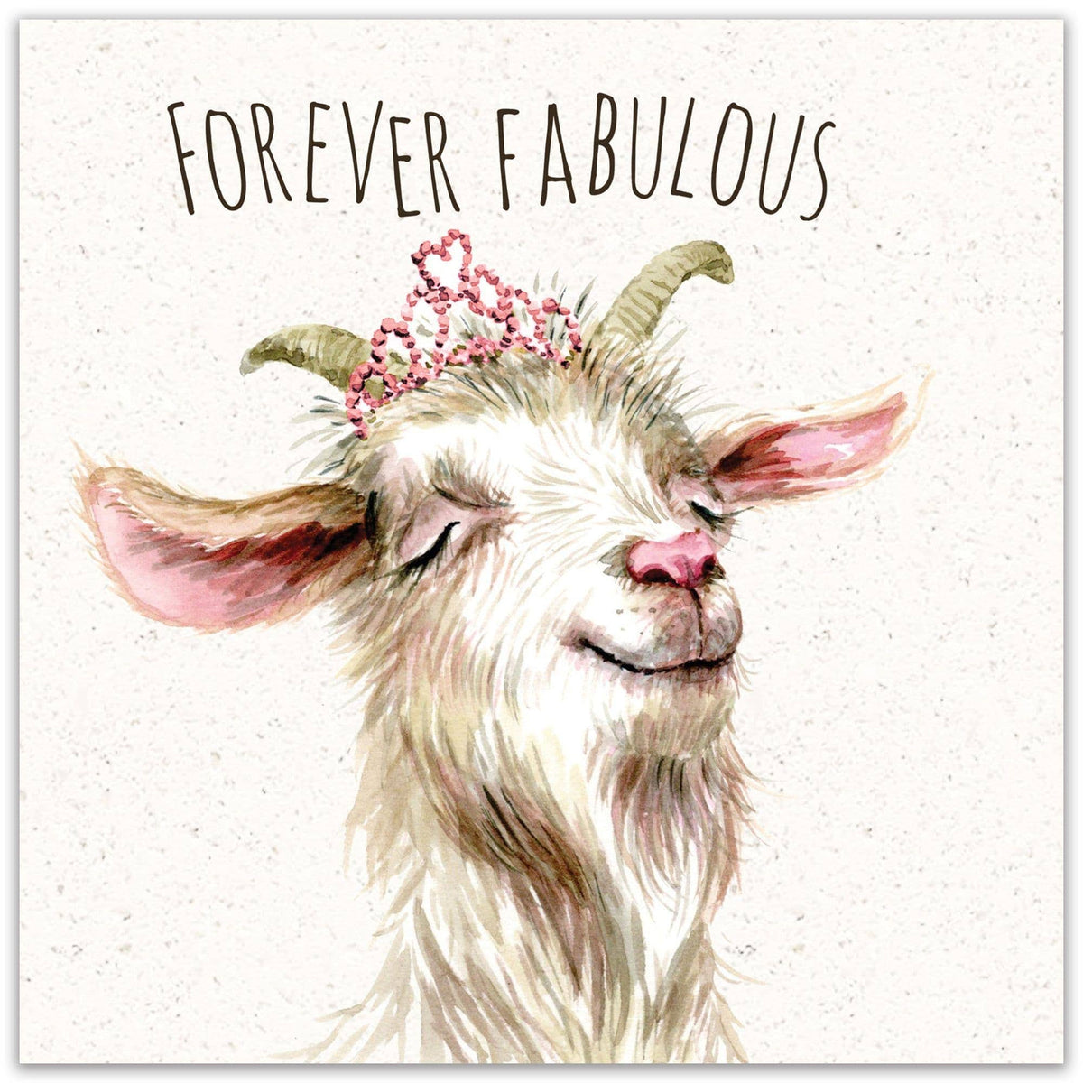 'Forever Fabulous' Goat Card