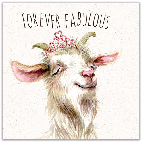 'Forever Fabulous' Goat Card