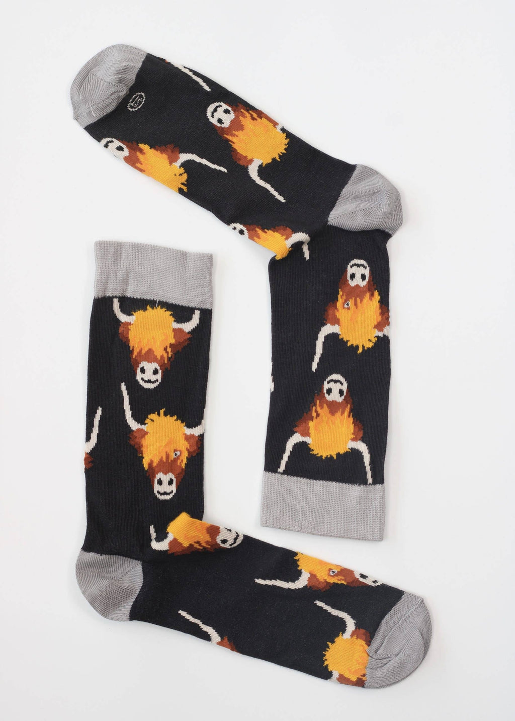 Highland Cow Socks - Men's Bamboo Socks