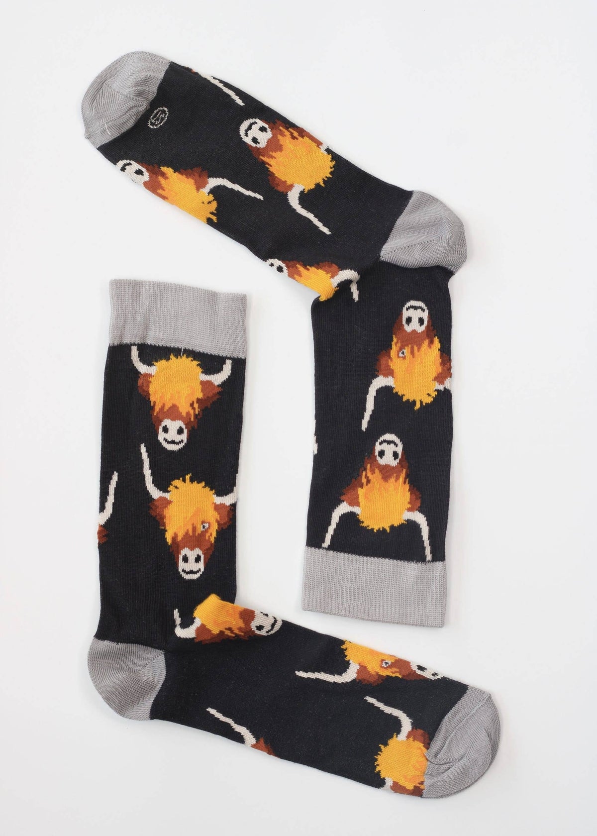 Highland Cow Socks - Men's Bamboo Socks