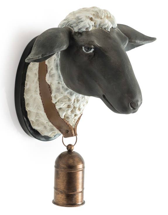 Large Sheep with Bell Wall Head