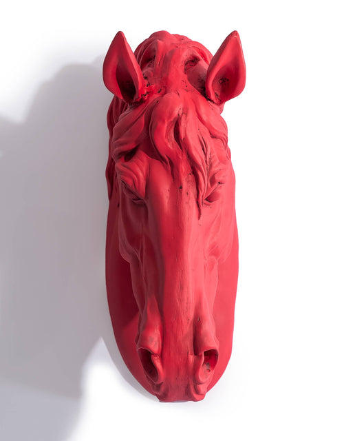 "Pink Pony" Large Horse Wall Head