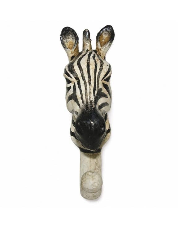 Cast Iron Zebra Coat Hook (To Be Bought In Qtys Of 3)