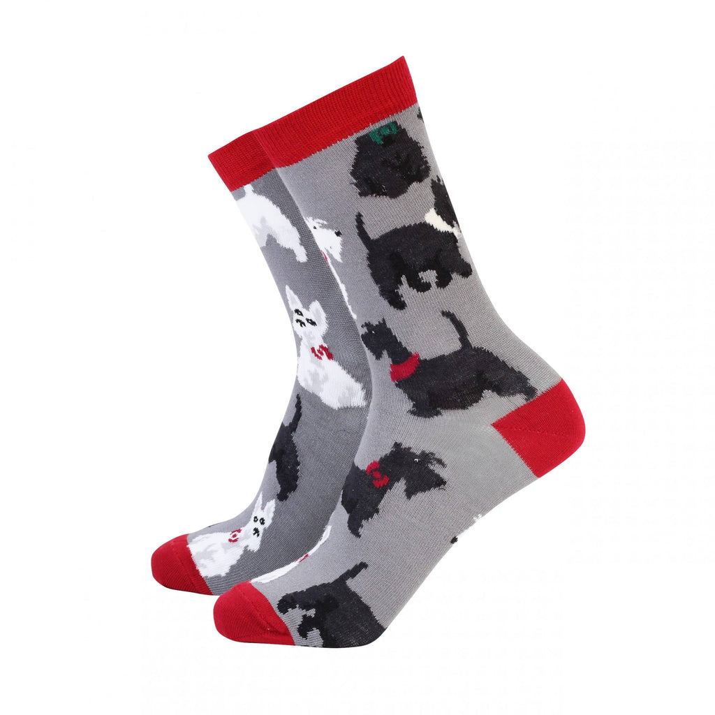 Scottie Dog - Women's Bamboo Socks